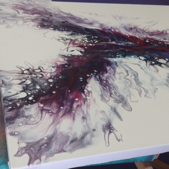 Abstract acrylic painting - Picture 5 of 5